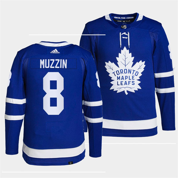 Men's Toronto Maple Leafs #8 Jake Muzzin adidas Home Blue Player Jersey